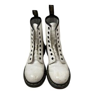 Dr. Martens 1460 White Smooth Leather Boots